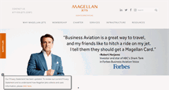 Desktop Screenshot of magellanjets.com